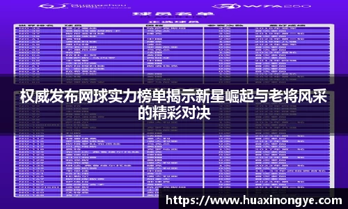 权威发布网球实力榜单揭示新星崛起与老将风采的精彩对决